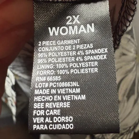 Perceptions floral shift dress womens 2X‎ cottagecore bohemain spring ethereal - Picture 3 of 8